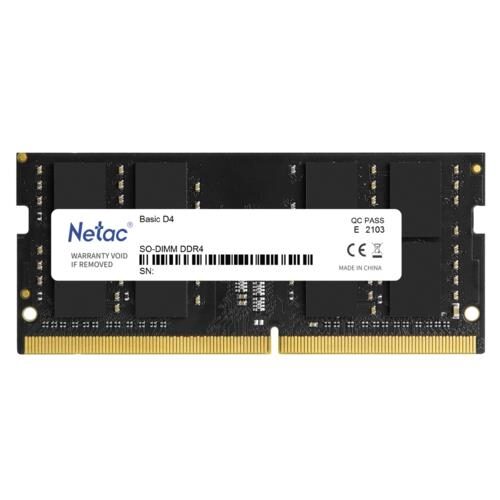 Bellek Netac Basic 16Gb 3200Mhz Ddr4 Ntbsd4N32Sp-16 Notebook KKTC