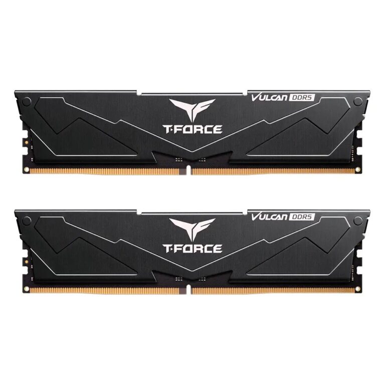 Bellek Team T-Force Vulcan Black 32Gb (2X16Gb) 6400Mhz Ddr5 Cl40 KKTC