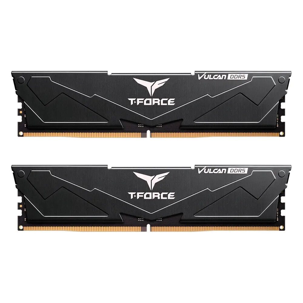 Bellek Team T-Force Vulcan Black 32Gb (2X16Gb) 6400Mhz Ddr5 Cl40 KKTC