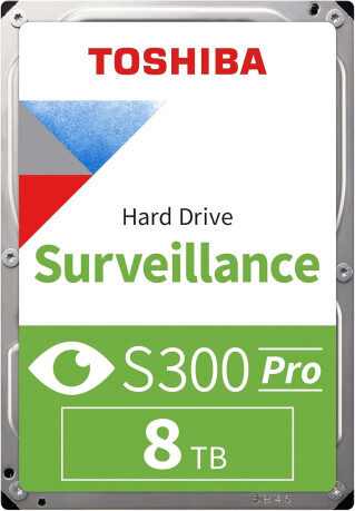 Hdd Toshiba 3.5" 8Tb S300 Pro 256Mb Md10Ada800V 5400Rpm Sata 3 7/24 KKTC