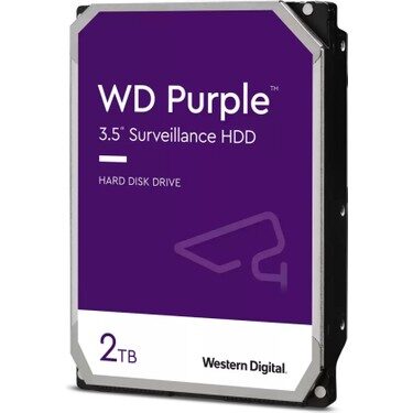 Hdd Wd 3.5" 2Tb Wd23Purz Purple 64Mb 7/24 KKTC