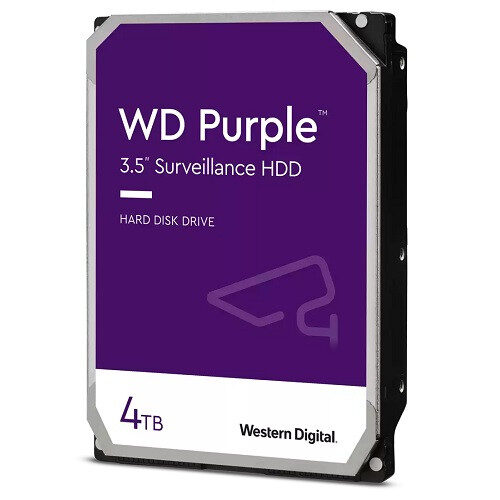Hdd Wd 3.5" 4Tb Wd43Purz Purple 256Mb 7/24 KKTC