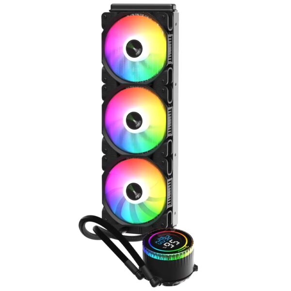 İşlemci̇ Fani Gamepower Skadi 360 Round Argb Sivi Soğutma 360Mm - Görsel 2