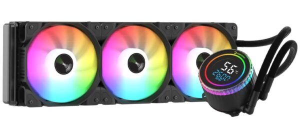 İşlemci̇ Fani Gamepower Skadi 360 Round Argb Sivi Soğutma 360Mm - Görsel 3