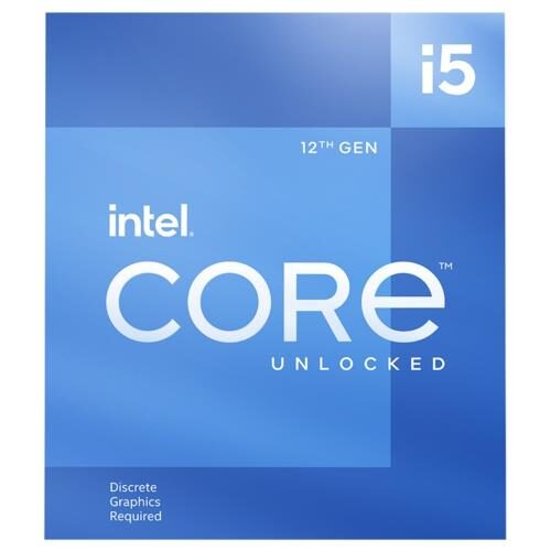 İşlemci̇ Intel I5-12400F 2.5 Ghz 4.4 Ghz 18Mb Lga1700P - Fansiz KKTC