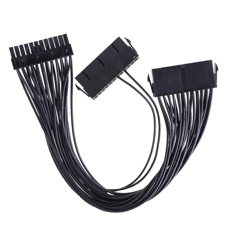 Kablo 24 Pin Dual Power Supply Extension Cable KKTC