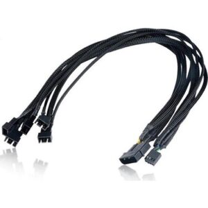 Kablo 5 Pin Fan Power Splitter To 4 X 3 Pin + 1 X 4Pin Power Pin KKTC