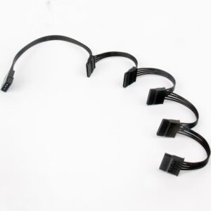 Kablo Molex Power To 5 Sata - 15 Pi̇n Hdd Power Dönüştürücü KKTC