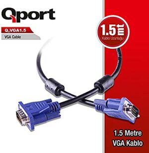 Kablo Qport Q-Vga1.5 1.5Mt Vga KKTC