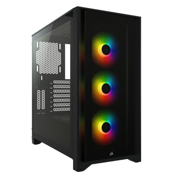 Kasa Corsair Cc-9011204-Ww Icue 4000X Rgb Black Gaming Kktc