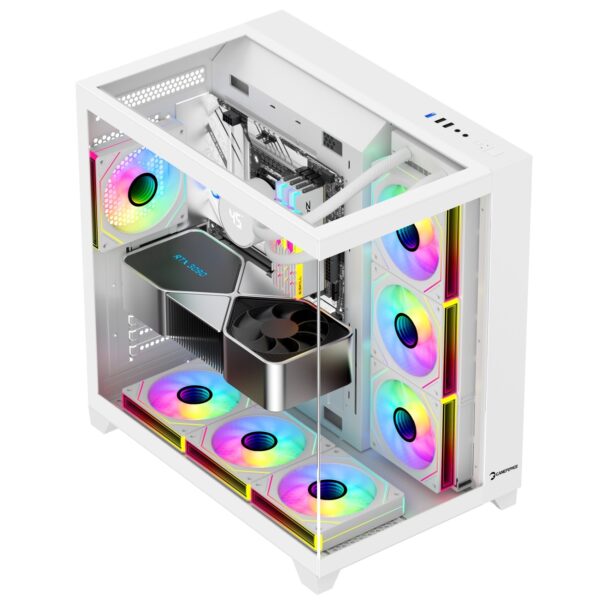Kasa Gamepower Warcry Topglass 4X12Cm Fan Argb Beyaz Kktc 2 Kktc - Online Alışveriş Bi Sipariş