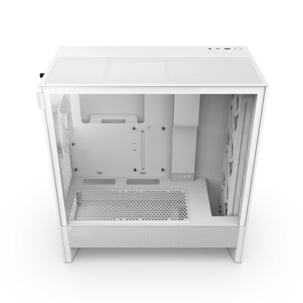 Kasa Nzxt H5 Flow2024 White Rgb Tempered Glass Usb 3.2 Atx Mid Tower Kktc 4 Kktc - Online Alışveriş Bi Sipariş