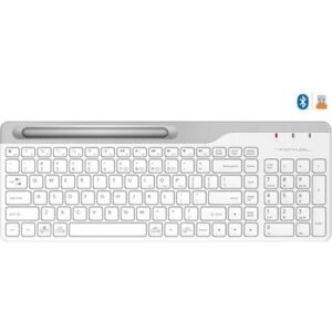 Klavye A4 Tech Fbk25 Beyaz Bluetooth+2.4G Nano Fn-Multimedya Tr Layout KKTC