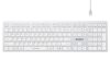 Klavye A4Tech Fbx50C Beyaz Bluetooth+2.4G Fn-Mm-Şarjlı Tr Layout KKTC