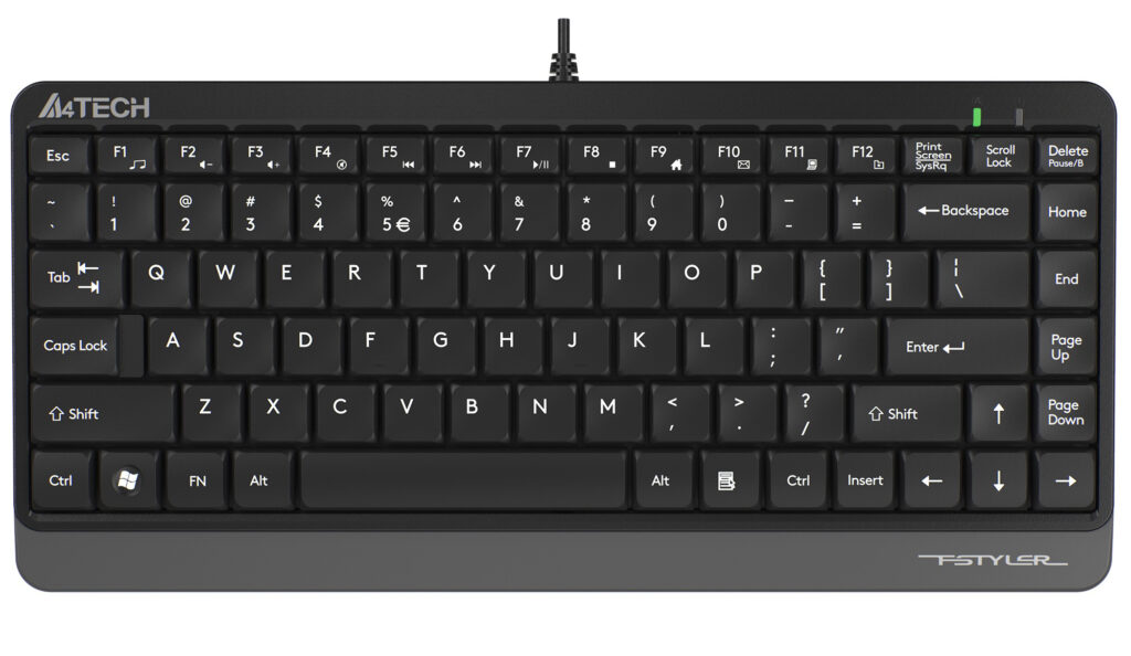 Klavye A4Tech Fk11 Q Mini Si̇yah Usb Tr Layout KKTC