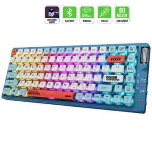 Klavye Gamepower Sense Tkl Rgb Wireless Mekanik Red Switch Tr Layout KKTC