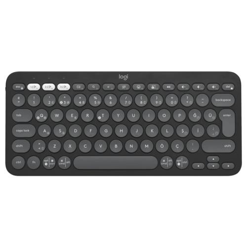 Klavye Logitech K380S Pebble 2 Bluetooth Grafit 920-011859 Tr Layout KKTC