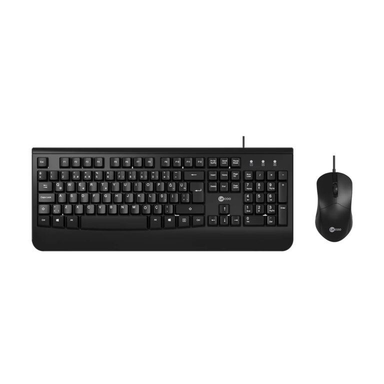 Klavye Mouse Set Lecoo Cm105 Si̇yah Tr Layout KKTC