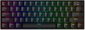 Klavye Redragon K530 Draconic Black Brown Switch Kablosuz Us Layout KKTC