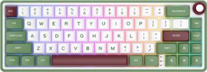 Klavye Royal Kludge R65 Green Sand Chartreuse Switch Us Layout KKTC