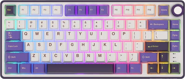 Klavye Royal Kludge R75 Blackberry Silver Switch Us Layout Kktc