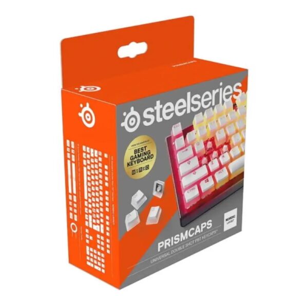 Klavye Steelseries Prismcaps White Uk Ssk60219 - Görsel 2