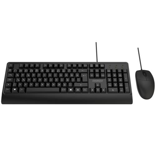 Klavyemouse Everest Km-619 Usb Q Siyah Tr Layout KKTC