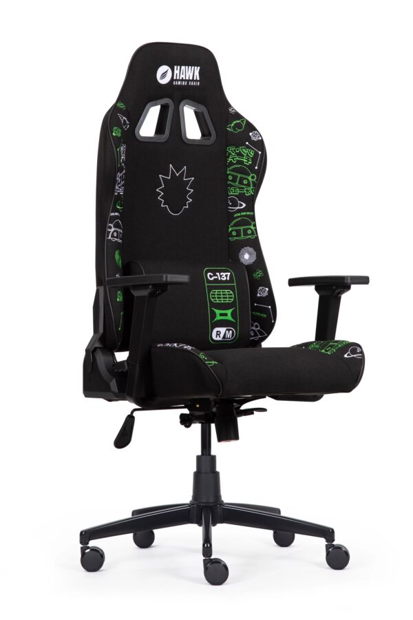 Koltuk Hawk Fab Rick And Morty V2 Kumaş Oyuncu Koltuğu - Görsel 2