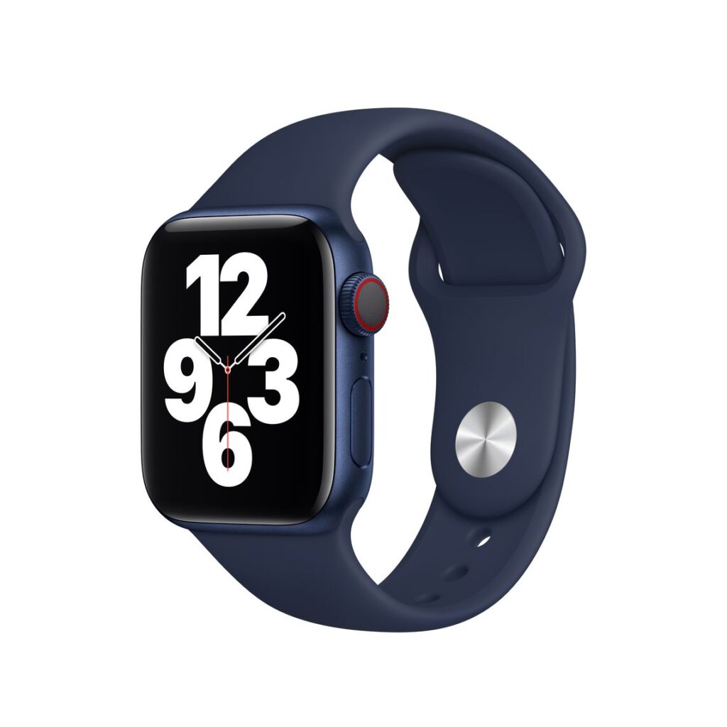 Kordon Zr-Slk-39 Apple Watch  42/44/45Mm Laci̇vert Silikon KKTC