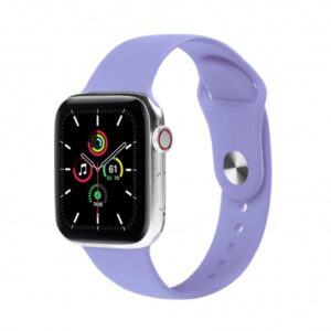 Kordon Zr-Slkn-55 Apple Watch  42/44/45Mm Mor Silikon KKTC