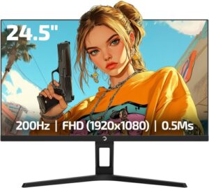 Monitor Gamepower 24.5" Kaze T10 Fast Ips 0.5Ms 200Hz Fhd Hoparlör KKTC