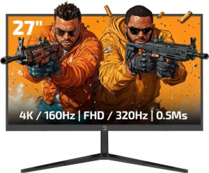 Monitor Gamepower 27" Rapid Dual (4K 160Hz/Fhd 320Hz) 0.5Ms Flat KKTC