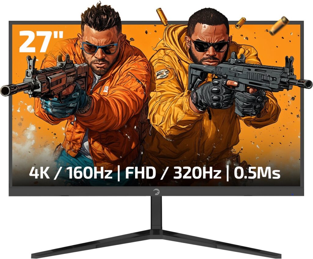 Monitor Gamepower 27" Rapid Dual (4K 160Hz/Fhd 320Hz) 0.5Ms Flat KKTC