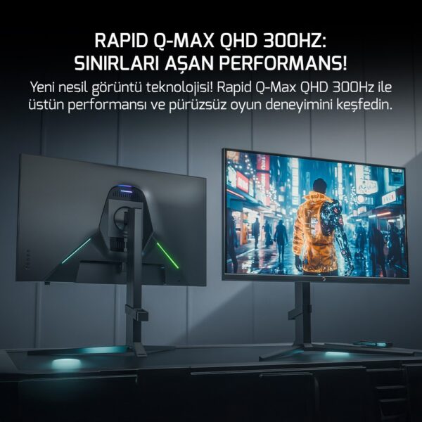 Monitor Gamepower 27 Rapid Q Max 300Hz Qhd 0.5Ms Ips Kktc 1 Kktc - Online Alışveriş Bi Sipariş