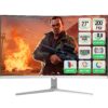 Monitor Gamepower 27" Vivid T50 Curved 0.5Ms 200Hz Hoparlör Beyaz KKTC