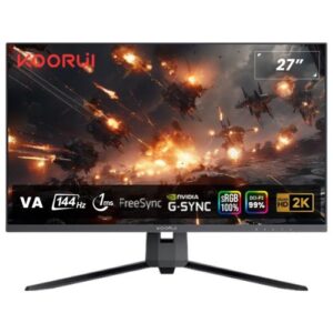 Monitor Koorui 27" 27E1Qa 144Hz 1Ms 2560X1440 Hdmi+Dp Gaming KKTC