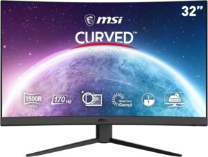 Monitor Msi 31.5" G32C4 E2 Curved 1Ms 170Hz Fhd Hdmi Dp KKTC
