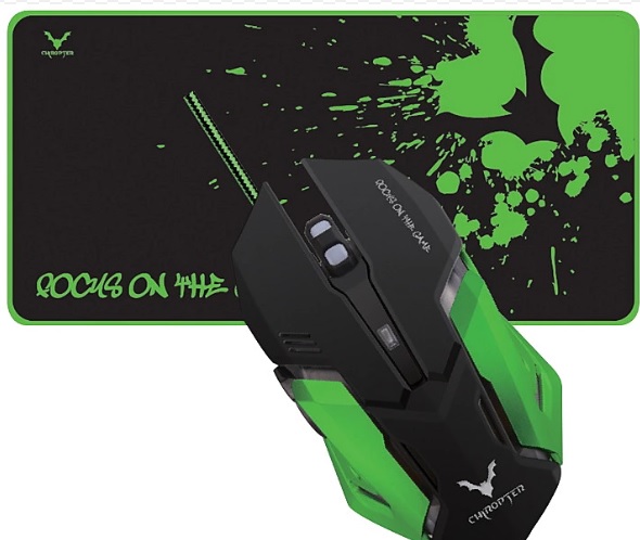Mouse Chropter X2 With Mousepad KKTC