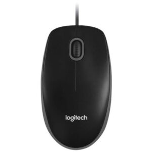 Mouse Logitech B100 910-003357 Kablolu Si̇yah KKTC