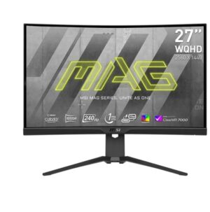 Msi 27" G275Cqrxf Curved 1000R Rapid Va 240Hz 1Ms 2560X1440 KKTC
