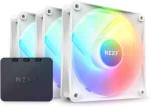 Nzxt Rf-C12Tf-W1 Nzxt F120 Rgb Core White 120 Mm Fan (3'Lü Set) KKTC