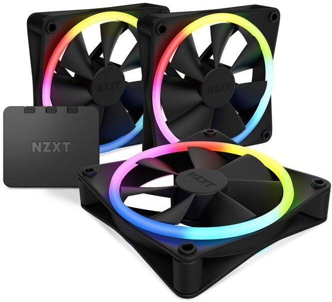 Nzxt Rf-D12Tf-B1 Nzxt F120 Rgb Duo Black 120 Mm Fan(3'Lü Set) KKTC