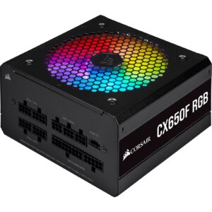 Power Supply Corsair Cx650F Cp-9020217-Eu 80+650W Rgb Psu KKTC