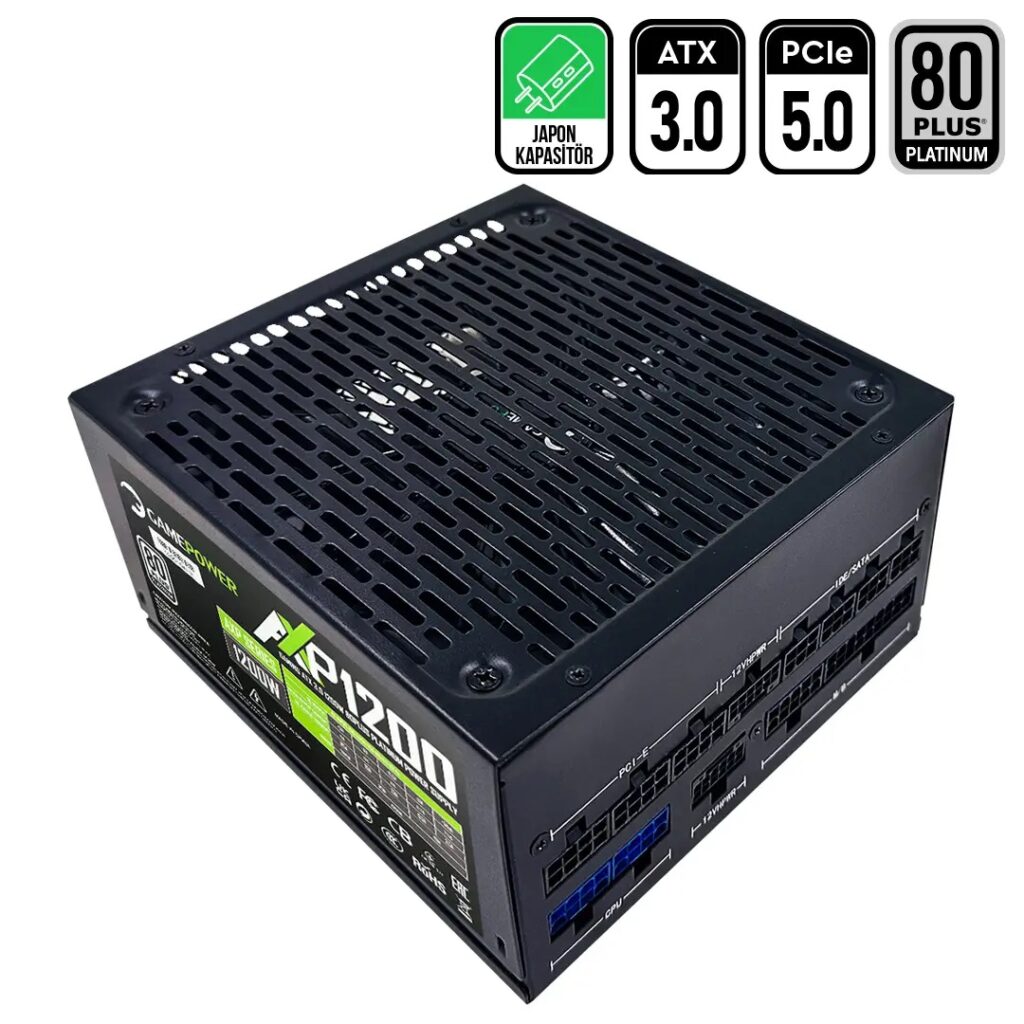 Power Supply Gamepower Axp-1200 (Platinium) 80+ Full Moduler KKTC