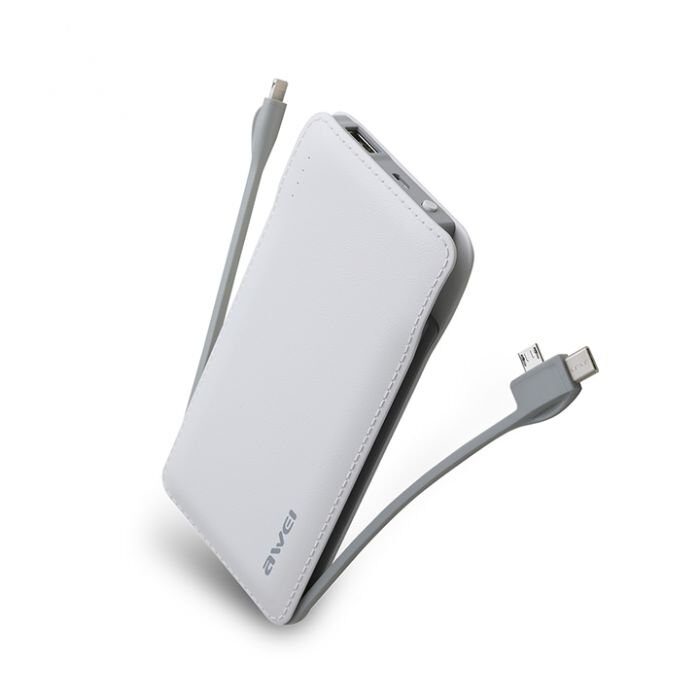 Powerbank P51K 10000Mah Beyaz Multiple Output KKTC