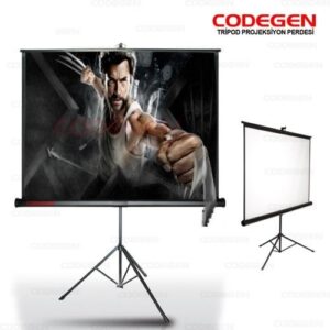 Projeksi̇yon Perdesi̇ Codegen Tx-20 200X200 Ayakli KKTC