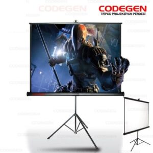 Projeksi̇yon Perdesi̇ Codegen Tx-24 240X200 Ayakli KKTC