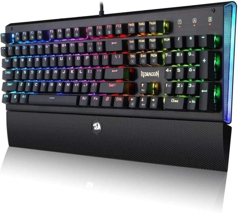 Redragon Aryaman K569Rgb Mechanical Gaming Blue Switch Us Layout KKTC