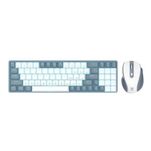 Redragon Bs-8772Gw Wireless Keyboard And Mouse – Gray/White Us Layout KKTC