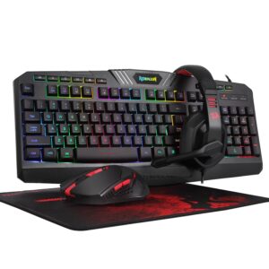 Redragon S101-Ba-2 (Mouse+Keyboard+Mousepad+Headset Combo) KKTC